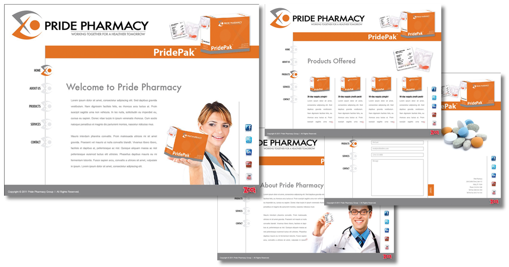 Pride Pharmacy e-Commerce Website Design